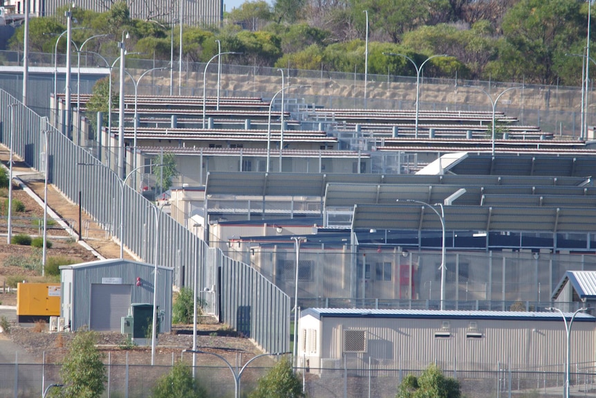 Rooftops at Yongah Hill detention centre in Northam