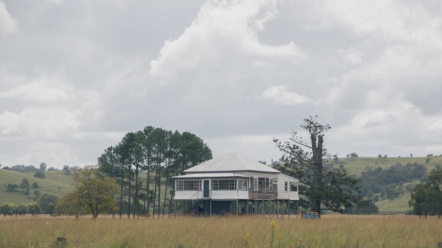 A raised home in North Lismore.