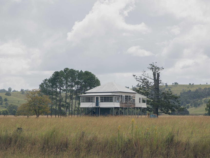 A raised home in North Lismore.