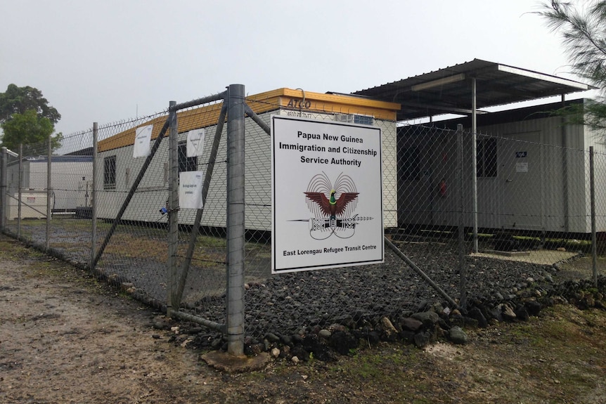 Fence around the East Lorengau Refugee Transit Centre