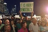 A rally against council mergers attracted hundreds in Perth last month, and mayors are considering abandoning the process