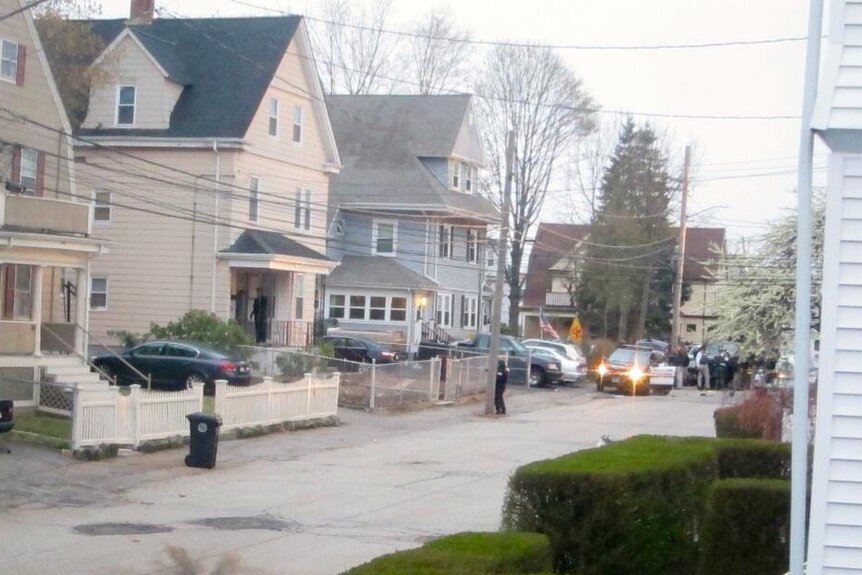 Boston police go door to door
