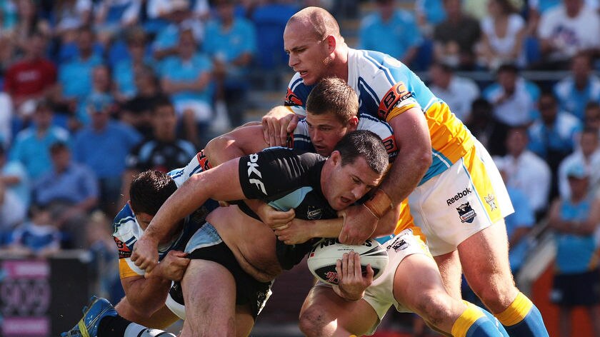 In hot water: Gallen rang the Sharks on Saturday morning to inform them of the incident.