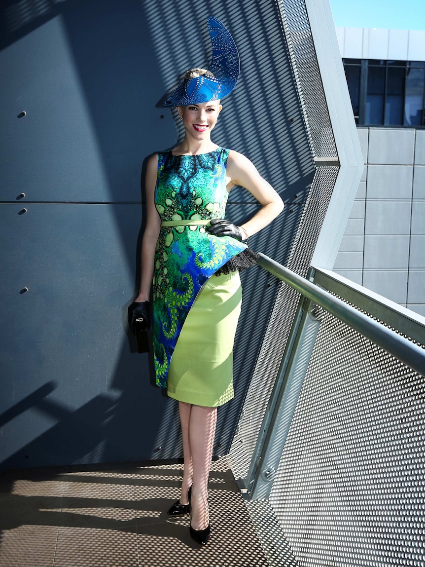 Melbourne Cup Fashions On The Field 2014 winner Christine Spielmann