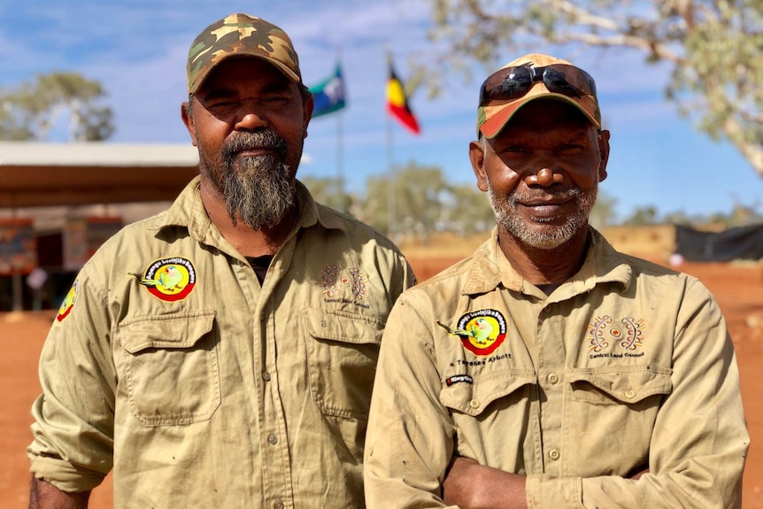 Northern Territory rangers Anthony Warren and Terrence Abbott.