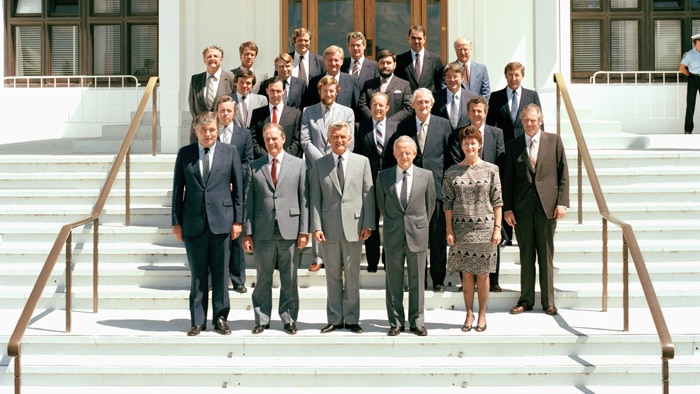 Members of the 1984 Hawke ministry