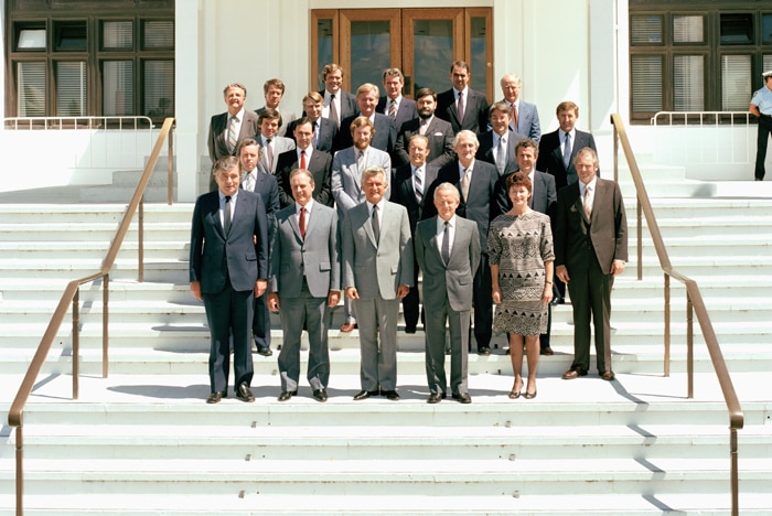 Members of the 1984 Hawke ministry
