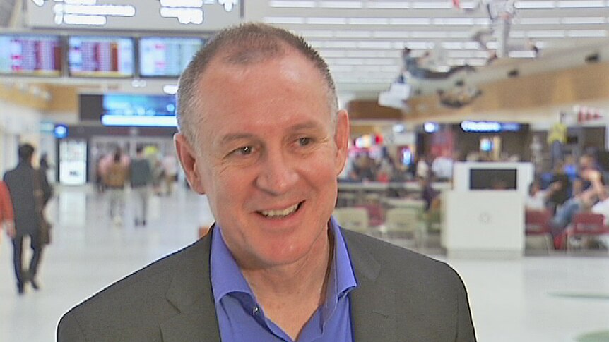 Premier Jay Weatherill at Adelaide Airport