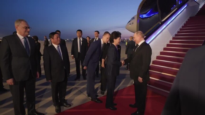 这是本月初刚刚宣誓就职第五个任期以来普京总统的第一次外访。