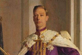  A portrait of King George VI.