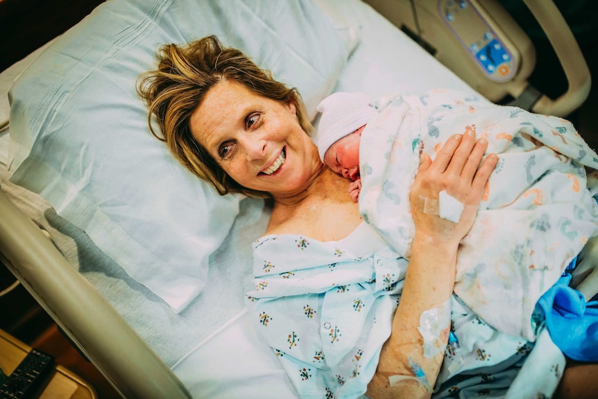 Amazing To See 30 Touching Photos Of 61 Year Old Woman Surrogate For Son To Give Birth To A