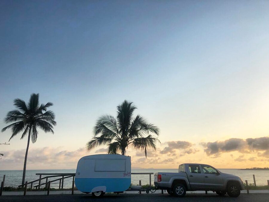 Seaside 'Ruby' coffee caravan in Yeppoon to be raffled off to new owner