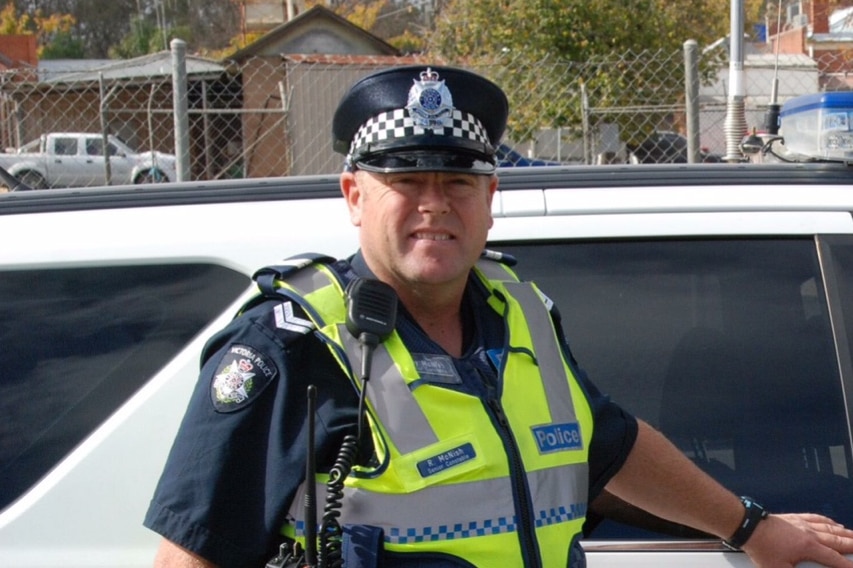 Ray McNish working for Victoria Police