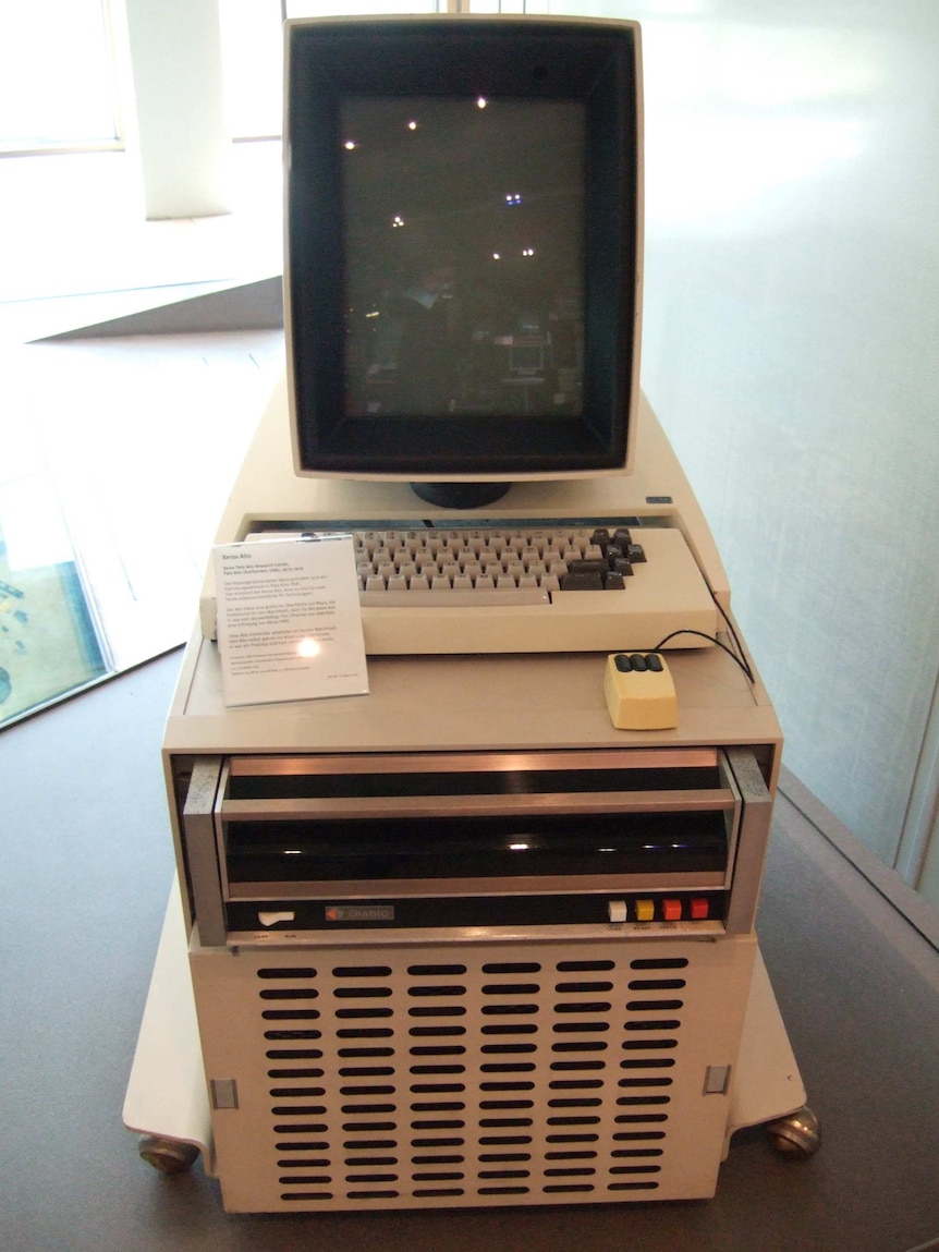 Pioneering personal computer, the Xerox Alto.