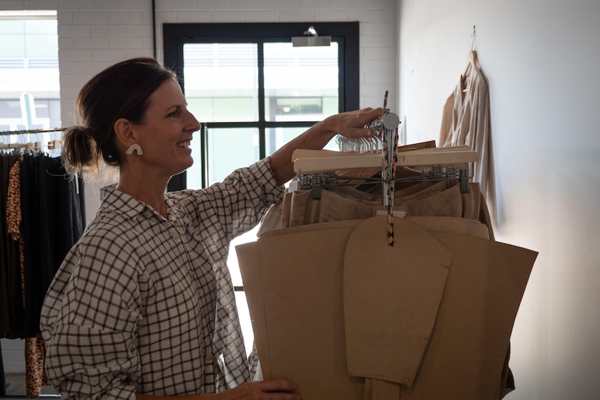 Kristin Goodacre in her studio shop 