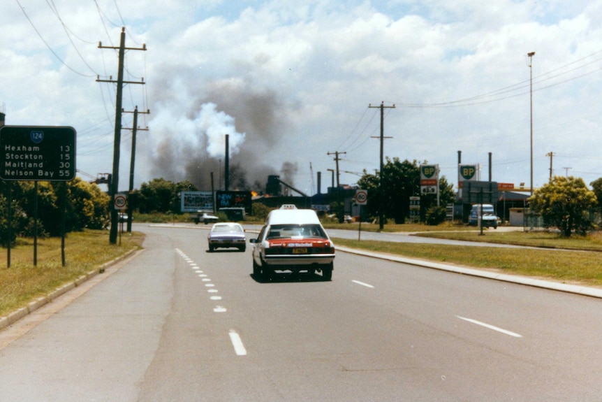 Driving towards industrial Newcastle