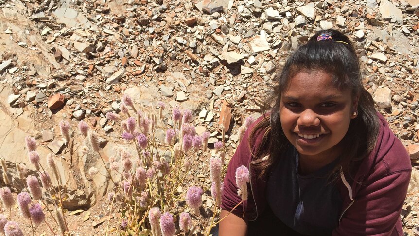 Fourteen-year-old Ena Oakley pictured in Mount Isa.