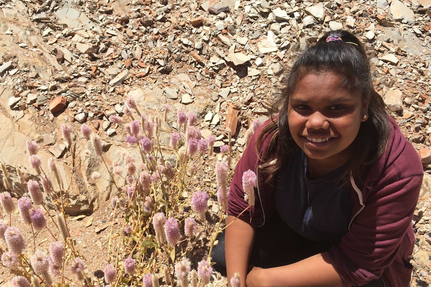 Fourteen-year-old Ena Oakley pictured in Mount Isa.