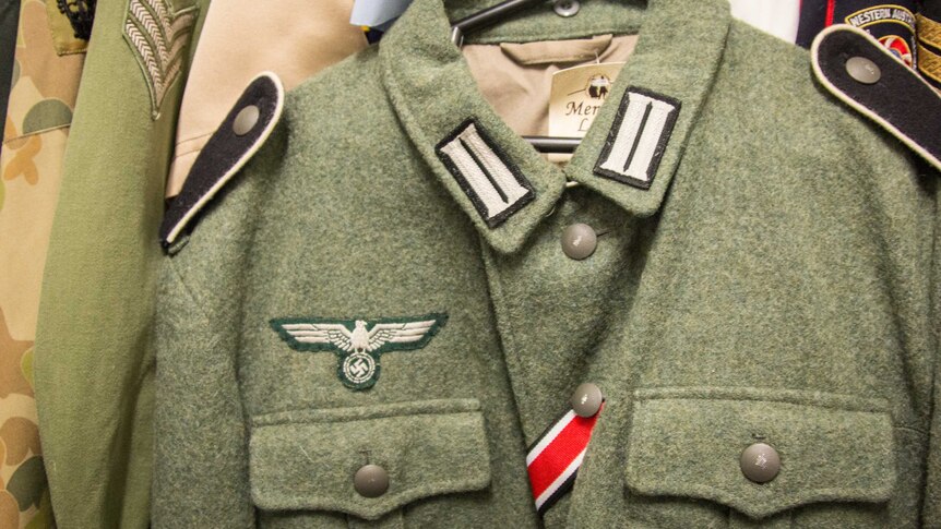 German WWII army uniform with Nazi Swastika