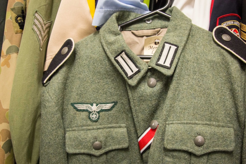 German WWII army uniform with Nazi Swastika