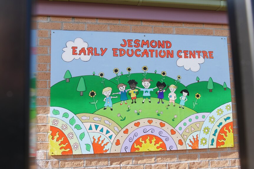 The sign of Jesmond Early Education Centre, a Newcastle daycare centre