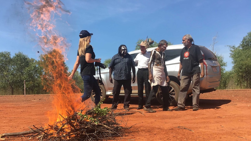 Jabirr Jabirr Jabirr celebrate their successful claim for native title.