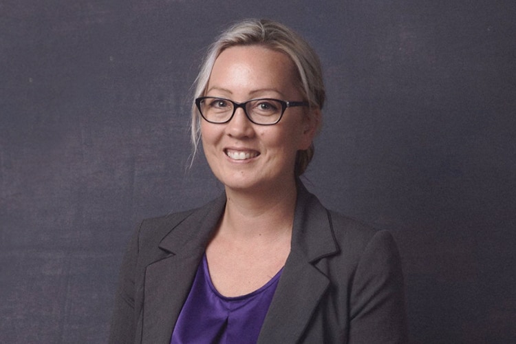 Photograph portrait of a woman smiling