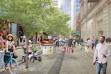 An artists impression of Bank Street