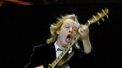 ACDC lead guitarist Angus Young.