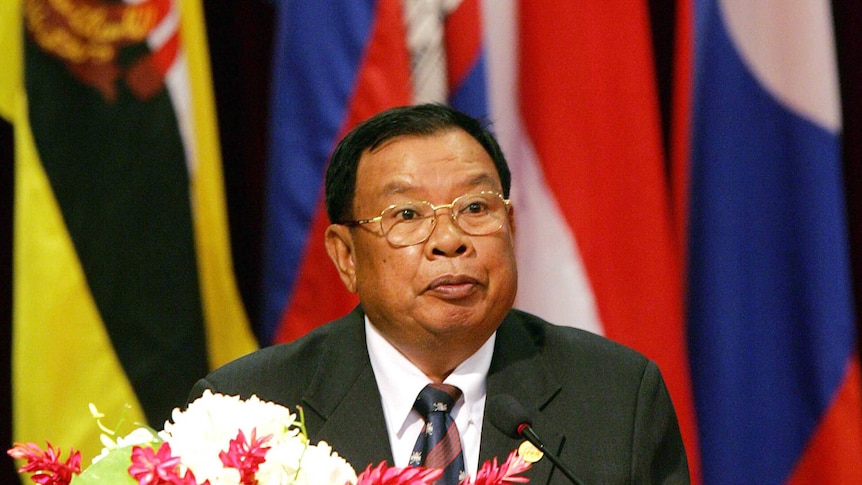 Laos Communist Party VP Bounnhang Vorachit