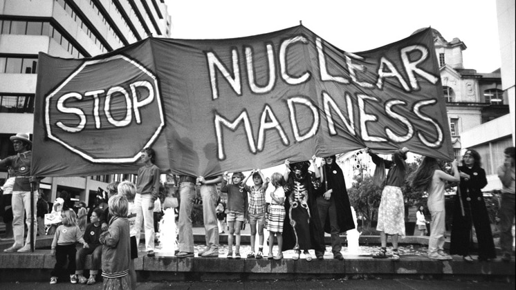 NZ nuclear protest