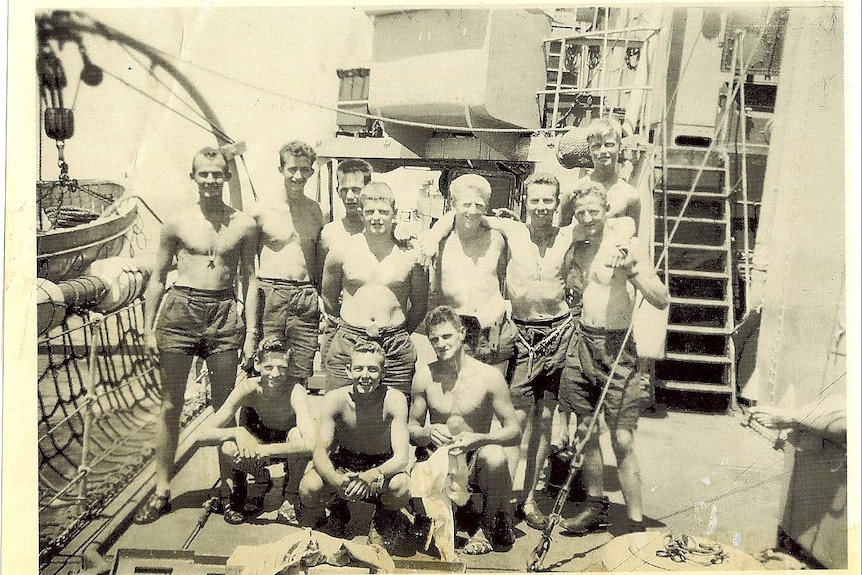 Crew aboard the HMAS Murchison