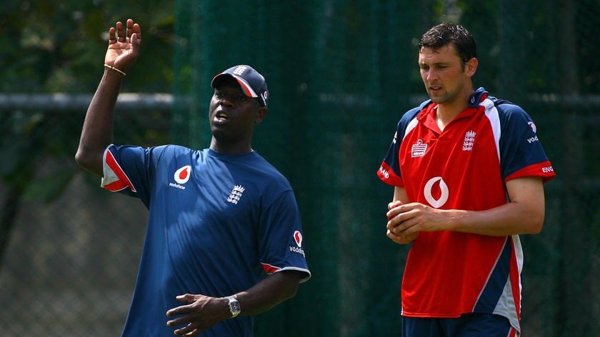 Guiding light: Gibson was named England's bowling coach in 2007.