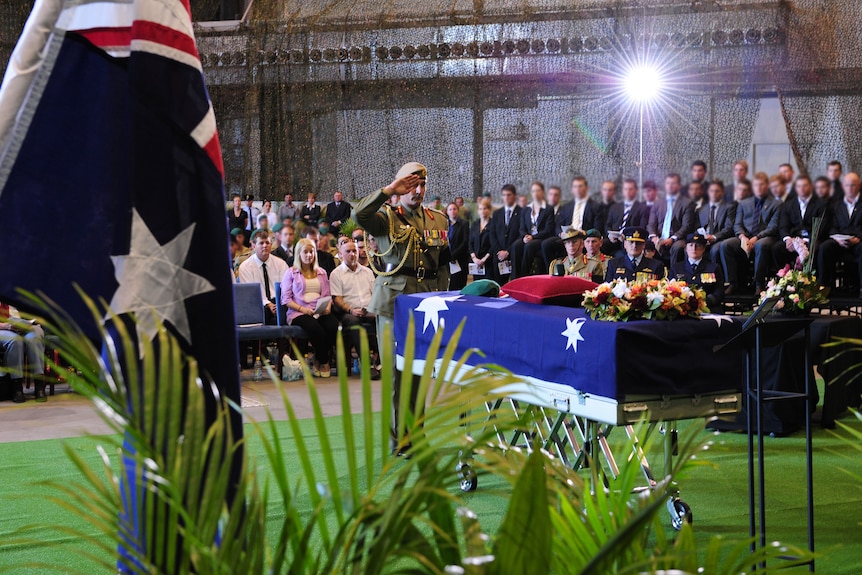 Fallen diggers arrive at Richmond air base