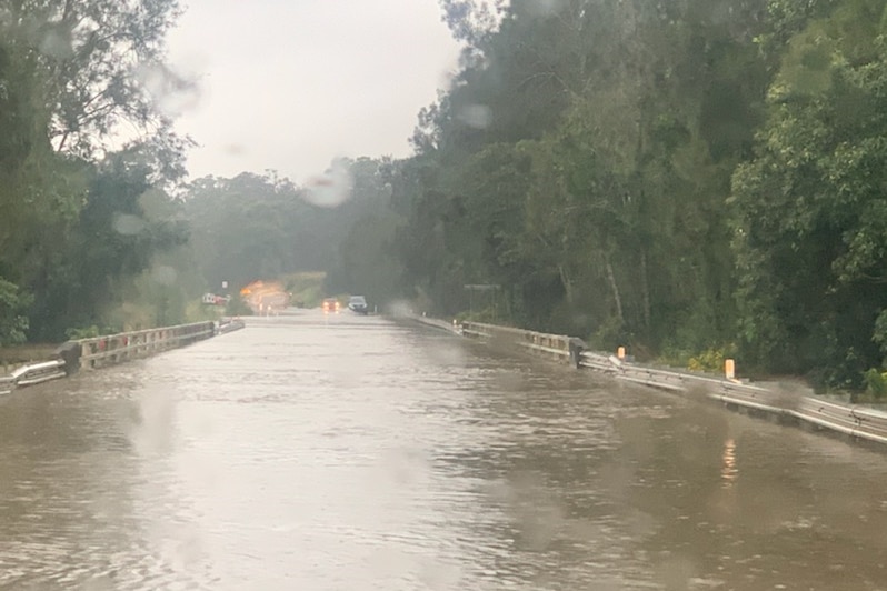 flooded road