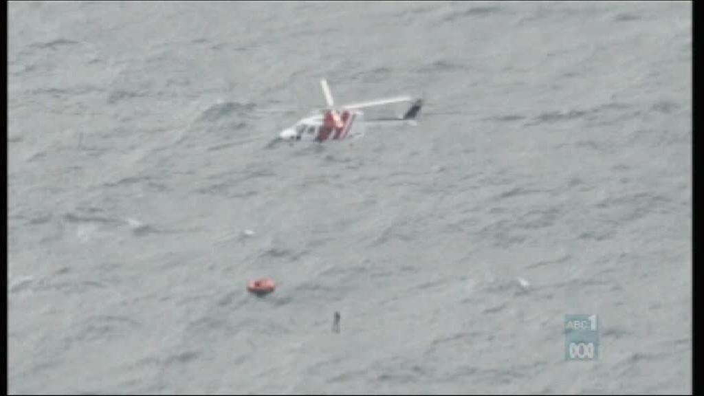 Fishermen rescued from life raft ABC News