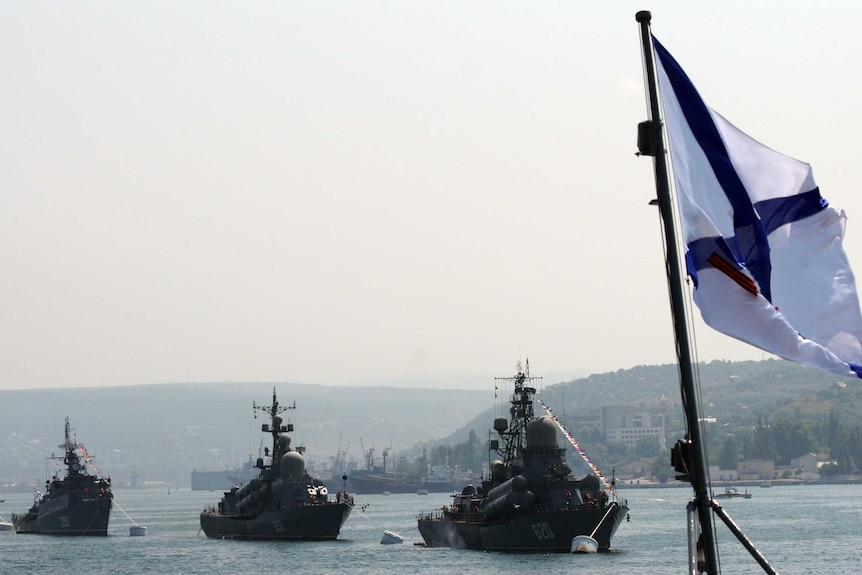 The Crimean peninsula is home to the Russian Black Sea Fleet.