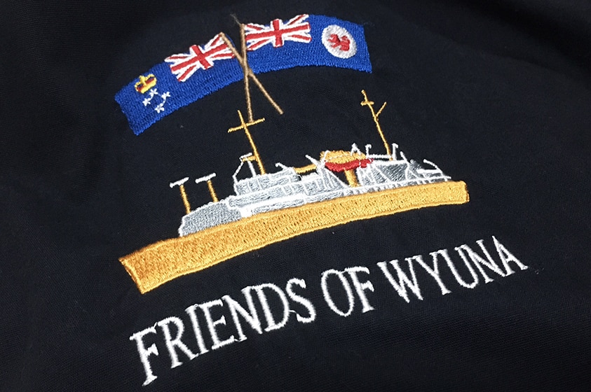 Friends of Wyuna embroidered insignia.
