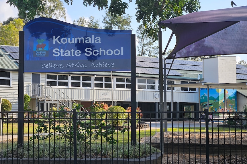 School sign