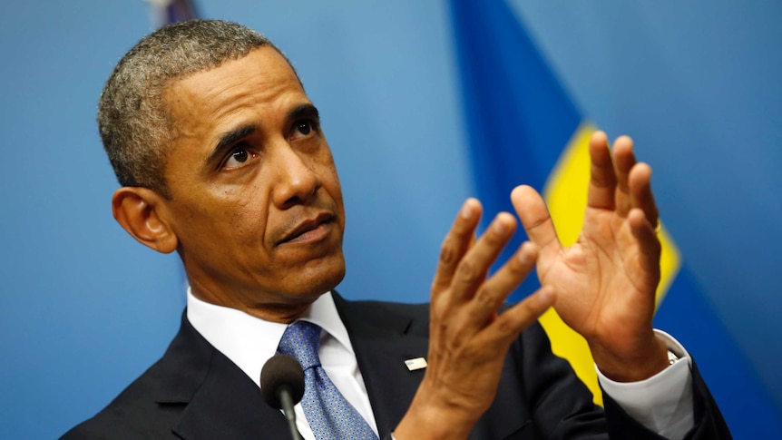 Obama speaks about Syria in Stockholm, September 3, 2013