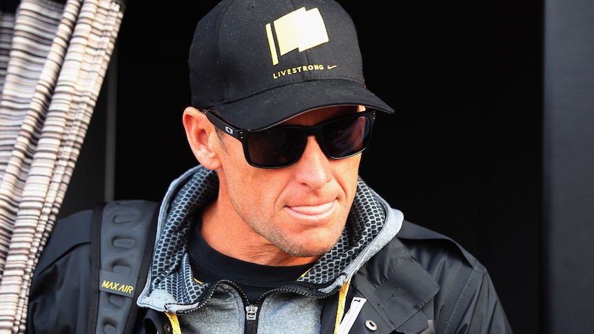 Disgraced cyclist Lance Armstrong