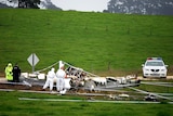 ATSB officers at the Mount Gambier plane crash