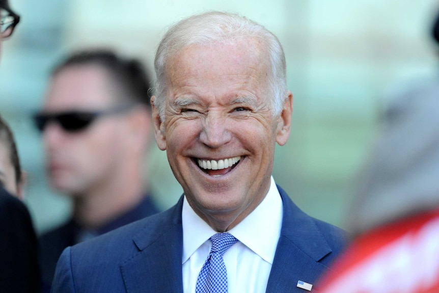 US Vice President Joe Biden visits the MCG