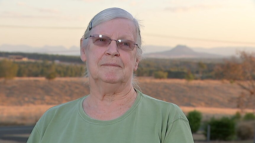 Christa McMillan resident at Willowbank speaks to the ABC from her rural home.