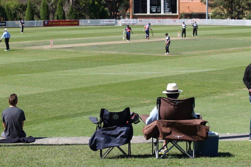 A quiet day's cricket at Mosman CC