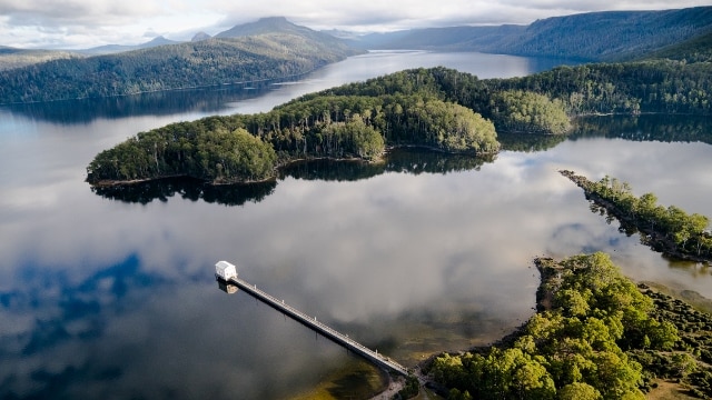 Pumphouse Point in Tasmania.