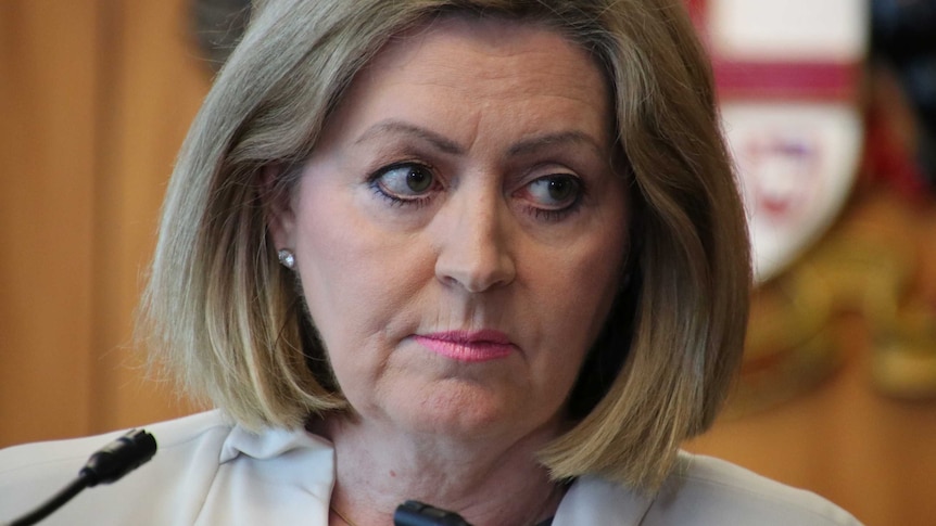 A tight head shot of Perth Lord Mayor Lisa Scaffidi.
