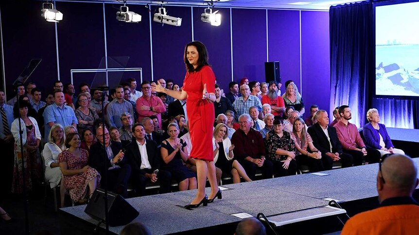 Annastacia Palaszczuk speaks at the 2017 Queensland Labor 2017 Campaign Launch at the Gold Coast Convention Centre.