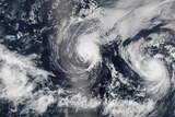 Tropical Storm Iselle and Hurricane Julio approach Hawaii