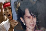 Rally demands release of Aung San Suu Kyi
